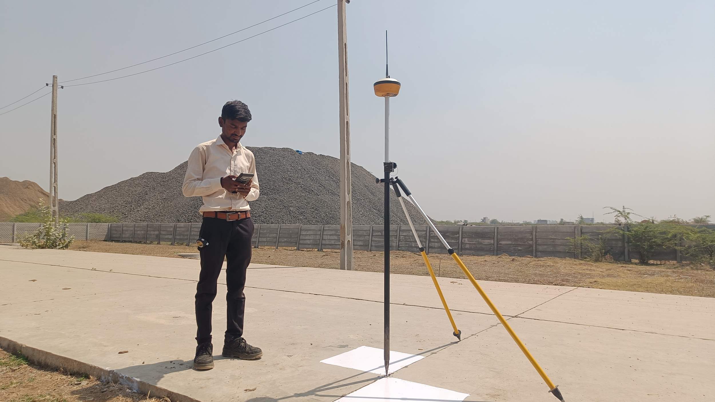 Stockpile Quantity Takeoff Using Drone Survey in Gujarat